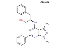 (2R)-2-{[1,3-dimethyl-6-(2-pyridinyl)-1H-pyrazolo[3,4-d]pyrimidin-4-yl]amino}-3-phenyl-1-propanol