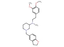 1-(2,3-dihydro-1-benzofuran-5-ylmethyl)-N-[2-(3,4-dimethoxyphenyl)ethyl]-N-methyl-3-piperidinamine