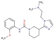 3-{1-[2-(dimethylamino)ethyl]-1H-imidazol-2-yl}-N-(2-methoxyphenyl)-1-piperidinecarboxamide