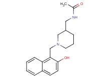 N-({1-[(2-hydroxy-1-naphthyl)methyl]piperidin-3-yl}methyl)acetamide