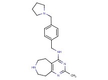 2-methyl-N-[4-(pyrrolidin-1-ylmethyl)benzyl]-6,7,8,9-tetrahydro-5H-pyrimido[4,5-d]azepin-4-amine