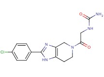 N-{2-[2-(4-chlorophenyl)-1,4,6,7-tetrahydro-5H-imidazo[4,5-c]pyridin-5-yl]-2-oxoethyl}urea