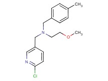 N-[(6-chloropyridin-3-yl)methyl]-2-methoxy-N-(4-methylbenzyl)ethanamine