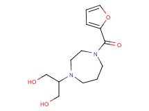 2-[4-(2-furoyl)-1,4-diazepan-1-yl]propane-1,3-diol
