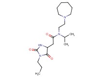 N-(2-azepan-1-ylethyl)-2-(2,5-dioxo-1-propylimidazolidin-4-yl)-N-isopropylacetamide