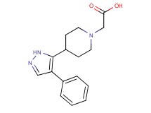[4-(4-phenyl-1H-pyrazol-5-yl)piperidin-1-yl]acetic acid