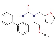 N'-biphenyl-2-yl-N-(2-methoxyethyl)-N-(tetrahydrofuran-2-ylmethyl)urea