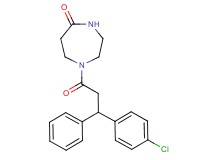 1-[3-(4-chlorophenyl)-3-phenylpropanoyl]-1,4-diazepan-5-one