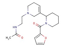 N-{2-[5-[1-(2-furoyl)piperidin-2-yl]-3,6-dihydropyridin-1(2H)-yl]ethyl}acetamide