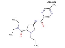 N-{(3R,5S)-5-[(diethylamino)carbonyl]-1-propylpyrrolidin-3-yl}-5-methylpyrazine-2-carboxamide