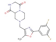 8-{[2-(3,5-difluorophenyl)-5-methyl-1,3-oxazol-4-yl]methyl}tetrahydro-2H-pyrazino[1,2-a]pyrazine-1,4(3H,6H)-dione