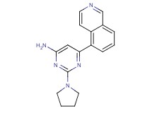 6-isoquinolin-5-yl-2-pyrrolidin-1-ylpyrimidin-4-amine