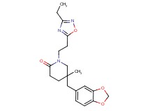 5-(1,3-benzodioxol-5-ylmethyl)-1-[2-(3-ethyl-1,2,4-oxadiazol-5-yl)ethyl]-5-methylpiperidin-2-one