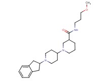 1'-(2,3-dihydro-1H-inden-2-yl)-N-(3-methoxypropyl)-1,4'-bipiperidine-3-carboxamide