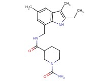 N~3~-[(2-ethyl-3,5-dimethyl-1H-indol-7-yl)methyl]-1,3-piperidinedicarboxamide