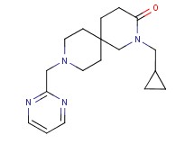2-(cyclopropylmethyl)-9-(pyrimidin-2-ylmethyl)-2,9-diazaspiro[5.5]undecan-3-one