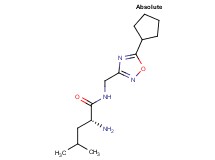 N~1~-[(5-cyclopentyl-1,2,4-oxadiazol-3-yl)methyl]-D-leucinamide