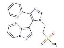 3-{1-[2-(methylsulfonyl)ethyl]-4-phenyl-1H-imidazol-5-yl}pyrazolo[1,5-a]pyrimidine