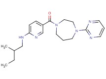 N-(2-methylbutyl)-5-{[4-(2-pyrimidinyl)-1,4-diazepan-1-yl]carbonyl}-2-pyridinamine