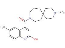 6-methyl-4-[(3-methyl-3,9-diazaspiro[5.6]dodec-9-yl)carbonyl]-2-quinolinol