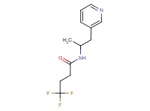 4,4,4-trifluoro-N-(1-methyl-2-pyridin-3-ylethyl)butanamide