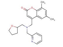 6,8-dimethyl-4-{[(pyridin-2-ylmethyl)(tetrahydrofuran-2-ylmethyl)amino]methyl}-2H-chromen-2-one