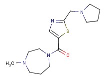 1-methyl-4-{[2-(pyrrolidin-1-ylmethyl)-1,3-thiazol-5-yl]carbonyl}-1,4-diazepane