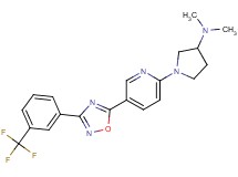 N,N-dimethyl-1-(5-{3-[3-(trifluoromethyl)phenyl]-1,2,4-oxadiazol-5-yl}pyridin-2-yl)pyrrolidin-3-amine