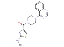 N-methyl-4-{[4-(4-quinazolinyl)-1-piperazinyl]carbonyl}-1,3-thiazol-2-amine