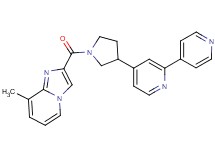 4-{1-[(8-methylimidazo[1,2-a]pyridin-2-yl)carbonyl]pyrrolidin-3-yl}-2,4'-bipyridine