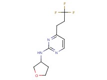 N-(tetrahydrofuran-3-yl)-4-(3,3,3-trifluoropropyl)pyrimidin-2-amine