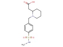 (1-{4-[(methylamino)sulfonyl]benzyl}piperidin-2-yl)acetic acid