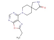 8-(2-ethyl[1,3]oxazolo[5,4-d]pyrimidin-7-yl)-2,8-diazaspiro[4.5]decan-3-one