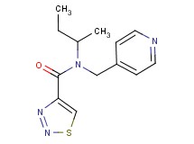 N-(sec-butyl)-N-(pyridin-4-ylmethyl)-1,2,3-thiadiazole-4-carboxamide
