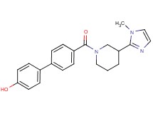 4'-{[3-(1-methyl-1H-imidazol-2-yl)-1-piperidinyl]carbonyl}-4-biphenylol