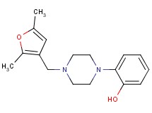 2-{4-[(2,5-dimethyl-3-furyl)methyl]-1-piperazinyl}phenol trifluoroacetate (salt)