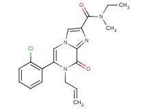 7-allyl-6-(2-chlorophenyl)-N-ethyl-N-methyl-8-oxo-7,8-dihydroimidazo[1,2-a]pyrazine-2-carboxamide
