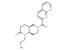 (4aS*,8aR*)-1-(2-aminoethyl)-6-(1,8-naphthyridin-2-ylcarbonyl)octahydro-1,6-naphthyridin-2(1H)-one