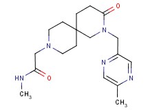 N-methyl-2-{2-[(5-methylpyrazin-2-yl)methyl]-3-oxo-2,9-diazaspiro[5.5]undec-9-yl}acetamide
