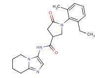 1-(2-ethyl-6-methylphenyl)-5-oxo-N-(5,6,7,8-tetrahydroimidazo[1,2-a]pyridin-3-yl)pyrrolidine-3-carboxamide