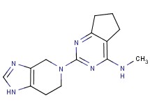 N-methyl-2-(1,4,6,7-tetrahydro-5H-imidazo[4,5-c]pyridin-5-yl)-6,7-dihydro-5H-cyclopenta[d]pyrimidin-4-amine