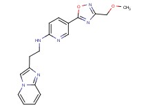 N-(2-imidazo[1,2-a]pyridin-2-ylethyl)-5-[3-(methoxymethyl)-1,2,4-oxadiazol-5-yl]-2-pyridinamine