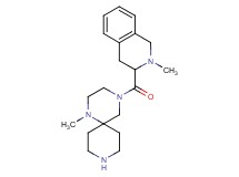 1-methyl-4-[(2-methyl-1,2,3,4-tetrahydroisoquinolin-3-yl)carbonyl]-1,4,9-triazaspiro[5.5]undecane