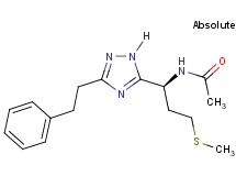 N-{(1S)-3-(methylthio)-1-[3-(2-phenylethyl)-1H-1,2,4-triazol-5-yl]propyl}acetamide