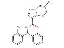 6-methyl-N-[(2-methylphenyl)(pyridin-4-yl)methyl]pyrazolo[1,5-a]pyrimidine-3-carboxamide