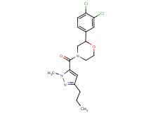 2-(3,4-dichlorophenyl)-4-[(1-methyl-3-propyl-1H-pyrazol-5-yl)carbonyl]morpholine