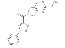 2-ethyl-6-[(3-phenylisoxazol-5-yl)carbonyl]-6,7-dihydro-5H-pyrrolo[3,4-d]pyrimidine