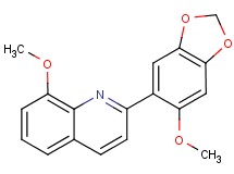 8-methoxy-2-(6-methoxy-1,3-benzodioxol-5-yl)quinoline