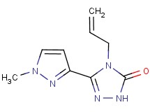4-allyl-5-(1-methyl-1H-pyrazol-3-yl)-2,4-dihydro-3H-1,2,4-triazol-3-one