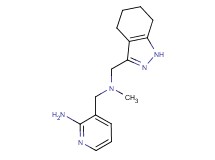 3-{[methyl(4,5,6,7-tetrahydro-1H-indazol-3-ylmethyl)amino]methyl}pyridin-2-amine